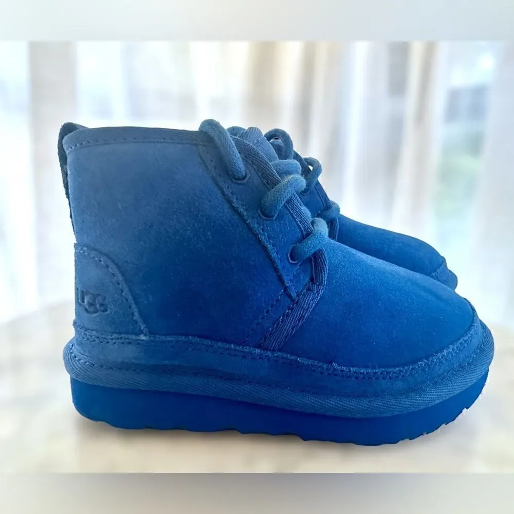 🔥🔥UGG Neumel II Toddler Zippered Chukka Boots Unisex Size 8